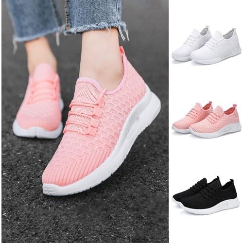 Mesh Sneakers Female Students 2021 Spring Summer New Womens Shoes Korean Fashion Running White Shoe Breathable Mesh Shoes cozok