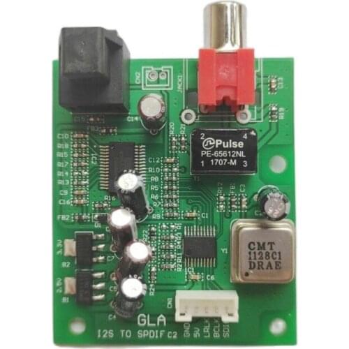 I2S/IIS Signal to Coaxial Fiber Output Board, Car Host Changes to Coaxial