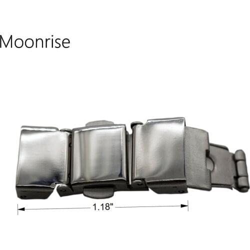 Stainless Steel Fold Over Buckle For Bracelet, 10mm*3mm 3pcs/lot sold by Lot HK052