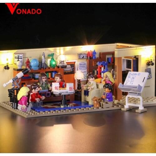 Led Light for 21302 16024 Big Bang Theory Building Blocks Bricks Toys Gifts (only Light with Battery Box)