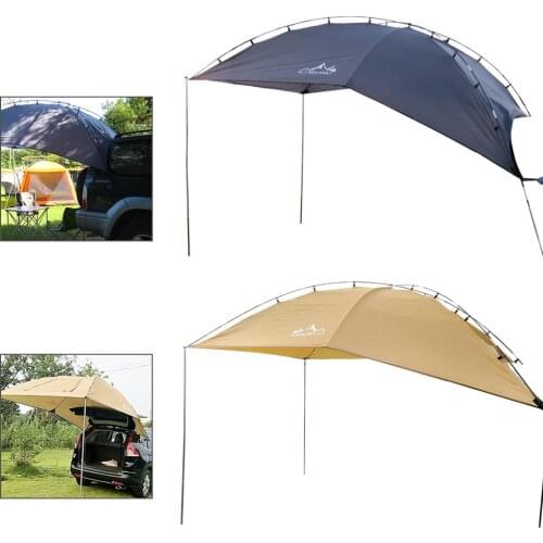 Car Awning SunShelter SUV Tent Canopy Portable Camper Trailer Tent Rooftop For Beach MPV Hatchback Minivan Sedan Outdoor Camping