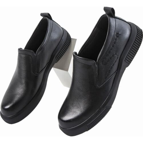 Large 46 47 48 Spring Men Genuine Leather Shoes Breathable Comfortable Men Casual Wear-Resistant Flats Designer Luxury Snneakers