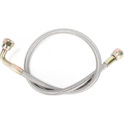 Turbo Chargers 24in T3/T4 Turbo Oil Feed Line AN4 Port Kit Fit for Toyota / Nissan Turbo Oil Line Kit Car Accessories