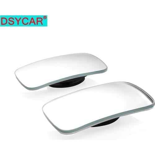 DSYCAR 1Pair Blind Spot Mirror, Auxiliary Rearview Mirror HD Convex Mirror Suitable for All Universal Vehicles Cars and Drivers