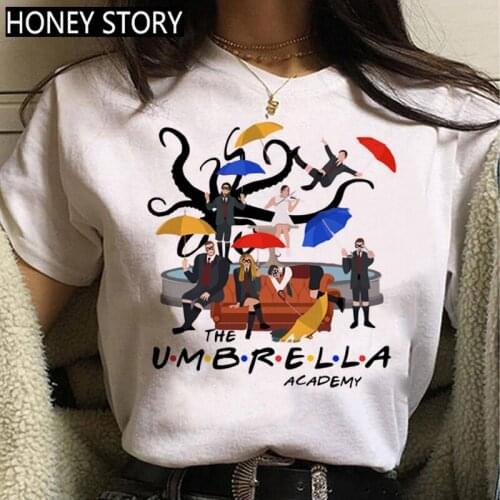 Female Summer Fashion Unisex Tshirt The Umbrella Academy T Shirt Women Kawaii Diego Funny T-shirt Cha-Cha Graphic T Shirts
