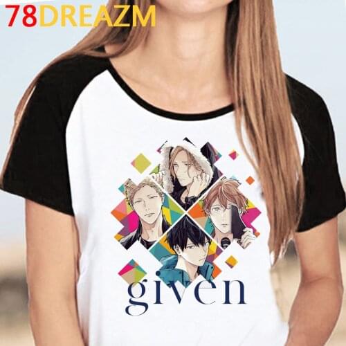Yaoi Bl Given Yaoi Given t-shirt summer top female grunge couple print aesthetic white t shirt clothes vintage harajuku