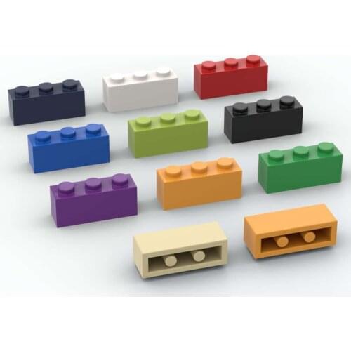 10PCS Building Blocks 3622 1x3 High-Tech Bricks Assembles Particles DIY Assembly Parts Education Toys For Children Kids Gifts