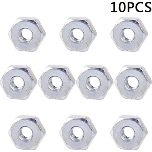 10pcs Universal M8 Guide Bar Nuts Replacement For Stihl MS 180 250 381 361 440 660 Chainsaw Accessories