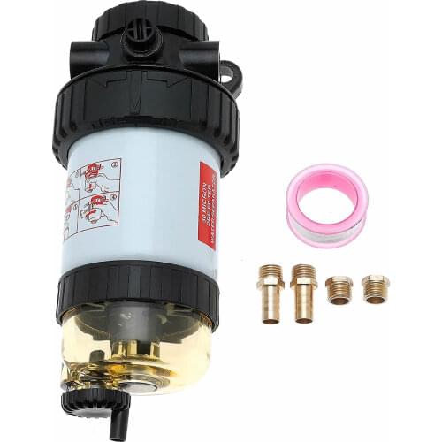 3780931M1 Fuel Filter Assembly 30 Micron Fits FM100 Series Filter Diesel Engine Replaces BF7783-D Includes 2 Fittings 2 Plugs