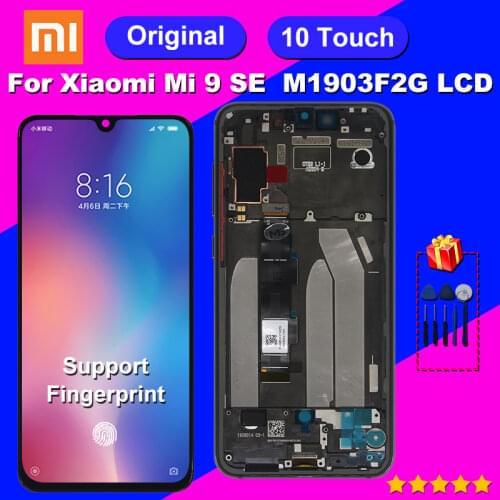 5.97" Original For Xiaomi Mi 9 SE LCD M1903F2G Display Touch Screen Digitizer Replacement Parts For Mi 9SE Display MI9 SE LCD