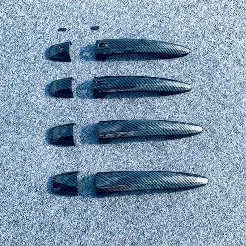 For Nissan Rogue X-Trail T33 2021 2022 Accessories New Carbon Fiber Car Door Handle Cover Trim Sticker Accessories styling