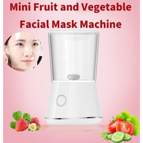Face Mask Maker Machine Facial Treatment DIY Automatic Fruit Natural Vegetable Collagen Home Use Beauty Salon SPA Care Eng Voice