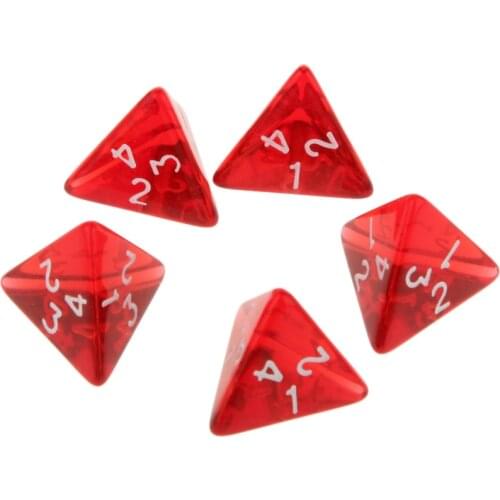 Arylic Pack of 50 Gem Multi-Sided Dices Polyhedral Dice Set D4 D&D TRPG Cup Games Good Accessory for Table Games