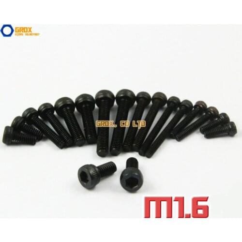 M1.6 Allen Bolt Hex Socket Cap Screw 12.9 Grade Alloy Steel