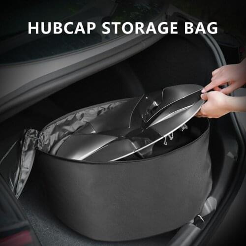 18-19inch Car Tire Wheel Cap Storage Bag Cover Carrying Bag High-quality Oxford Cloth Hubcap Storage Container For Tesla Model3