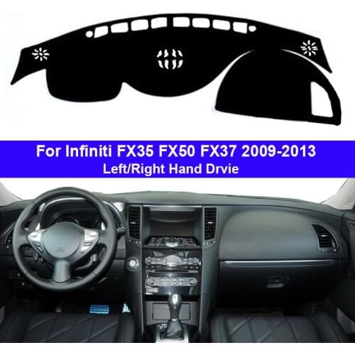 Car Dashboard Cover Dash Mat Carpet Cape For Infiniti FX35 FX50 FX37 2009 - 2013 LHD RHD Auto Dashmat 2010 2011 2012 Sunshade
