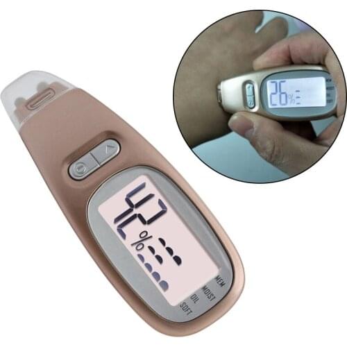 Digital Moisture Monitor for Skin Tester Oil Softness Detection Analysis Handheld Facial Skin Analyzer Machine Face Care Tool