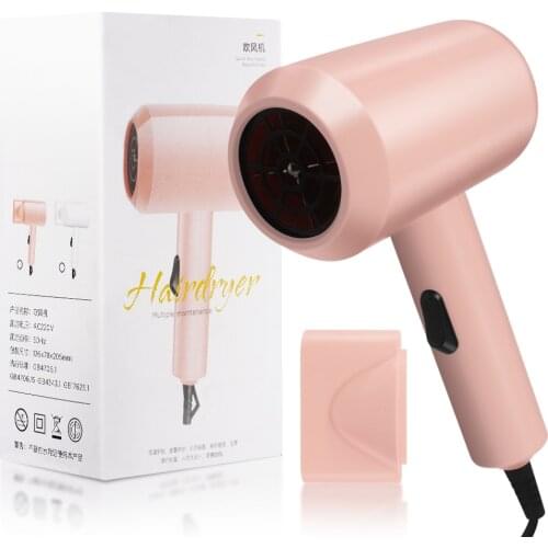 Hammer Hair Dryer Household Student Dormitory Heating Cooling Air Hair Dryer Home Appliances Blue Light Anion Anti-static Tools