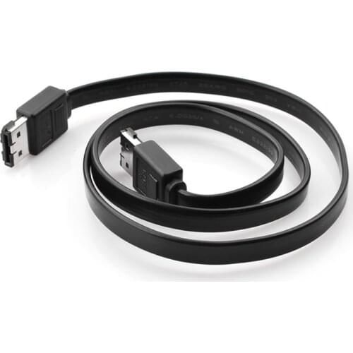 60cm Long ESATA Cable External Serial ATA/SATA/SATA2 Shielded Cord Wire Data Transfer Rates Of Up To 1.5 GB/s Or 3 GB/s