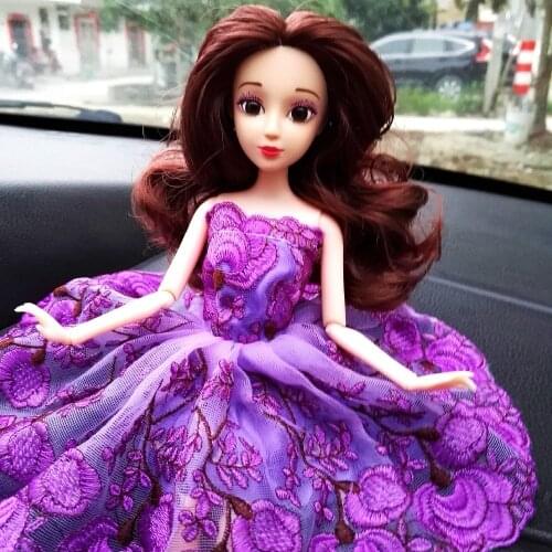 Fashion doll 12 Joint Movable Doll Barbie with Wedding Dress Fantacy Doll Birthday Gift DIY Toys for Girls Gift