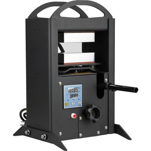 Hot selling 10 Ton dual heating plates hydraulic rosin dab press machine