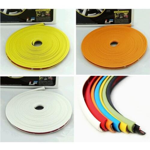 8 Meter/Roll 3M Car Wheel Hub Tire Sticker Car Decorative Styling Strip Wheel Rim Tire Protection Care Covers Auto Accessories
