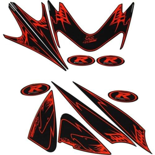 Stickers Decal Cover Number Board 3D Gel Protector Tank Pad for SUZUKI HAYABUSA GSXR130 GSX R1300