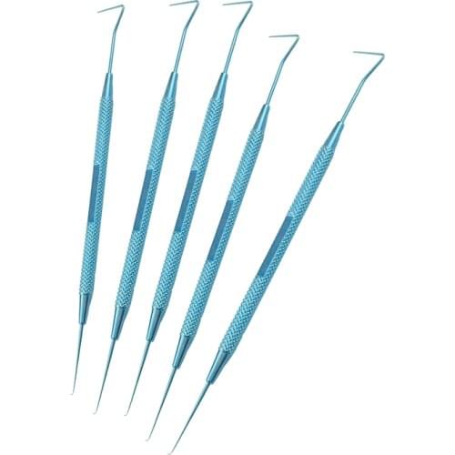 Flap Lifter retreatment Spatulas ophthalmic seibel instalaseTitanium Veterinary ophthalmic eye instruments ophthalmic Hook