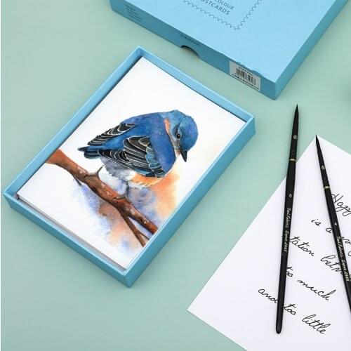 Paul Rubens Watercolor Paper Postcard 100% Cotton Paper 20sheets Pack Blank Mailable DIY Watercolor Painting Paper Art Supplies