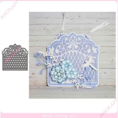 Fence Frame Metal Cutting Dies for DIY Scrapbooking Photo Album Decorative Embossing Paper Card Crafts Die 2021