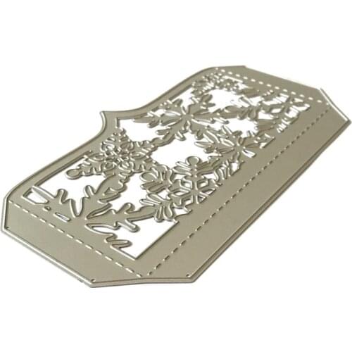 Xmas Snowflake Cover Metal Cutting Dies Stencil Scrapbooking DIY Album Stamp Paper Card Embossing Decoration Craft