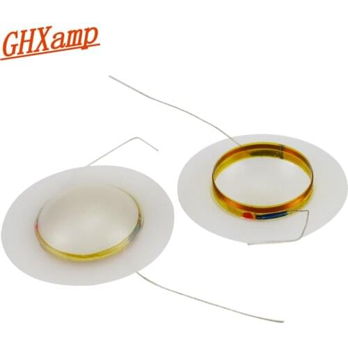 GHXAMP 25.5MM Tweeter Voice Coil Milky White Film Treble Voice Coil 2PCS