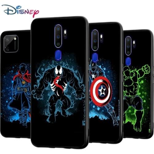 Marvel Superhero For OPPO A5 A9 A7 A11X A1K A12 A12E A31 A32 A53 A53S A72 A73 A93 AX7 Pro 2020 Silicone Phone Case