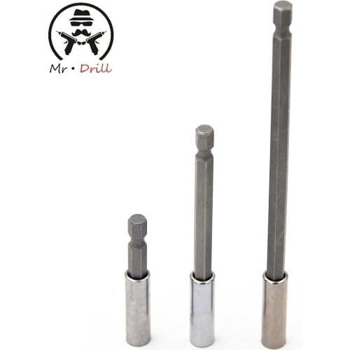 3Pcs 1/4 Inch Hex Bit Tip Holder Screwdriver Bit Extension Bar Screwdriver 60MM100MM150MM Lengthening Shank Connecting Piece