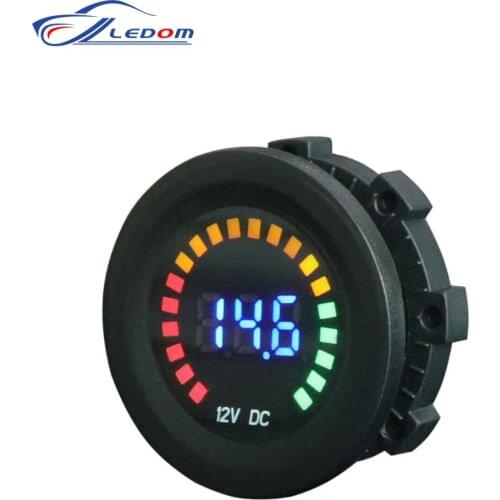 Universal Car Digital Voltage Motorcycle Boat LED DC 5V-36V Voltmeter Panel Volt Meter Monitor Gauge Display Car Accessories