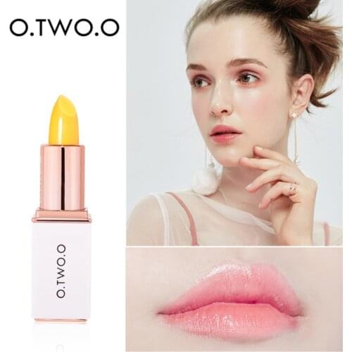 O.TWO.O Moisturizer Lipstick Temperature Changed Color Lip Stick Long Lasting Anti-cracking Lip Balm Beauty Makeup