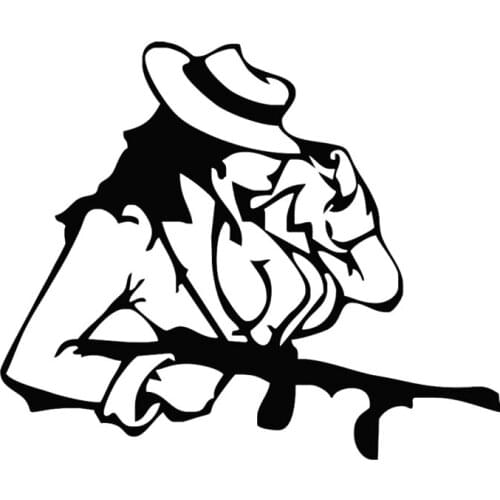 Gangster Girl Vinyl Car Decorative Stickers Auto Motorcycle Window Coloful Decals