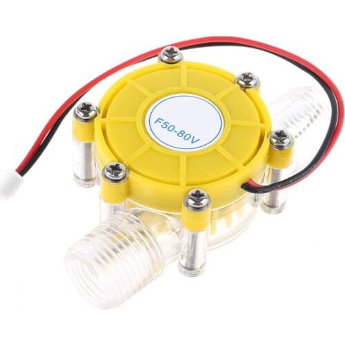 DC 5V/12V/80V 10W Water Flow Pump Mini Turbine Flow Conversion Hydro Generator Dropship