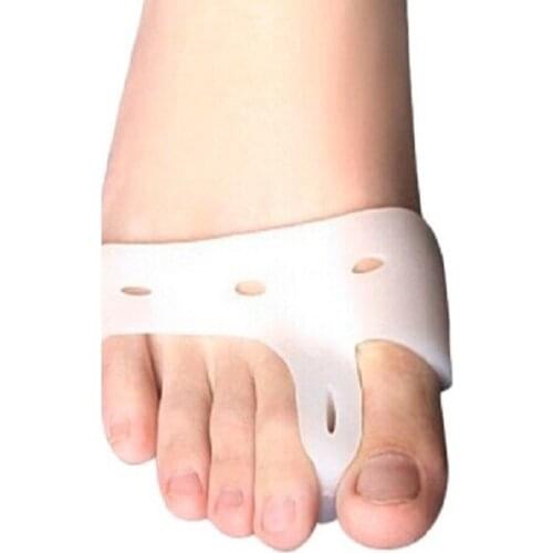 1pairs/lot) Gel Bunion Hallux Valgus Orthopedic Toe Separator Metatarsal Cushion Forefoot Pad Foot