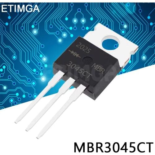 10PCS/LOT MBR3045CT MBR3045 TO-220 Transistor 30A 45V