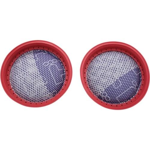 2Pcs For Dibea D18 D008Pro Hand-Held Vacuum Cleaner Round Washable Filter Meshes Filter Vacuum Cleaner Filter