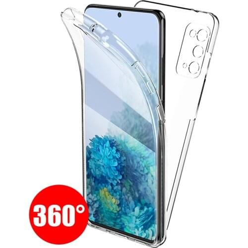 360 PC+Silicone Case for Xiaomi Redmi Note 10 Pro Double Clear Cover Redmi Note 10S Lens Protection Case Redmi Note 10 5G Bumper