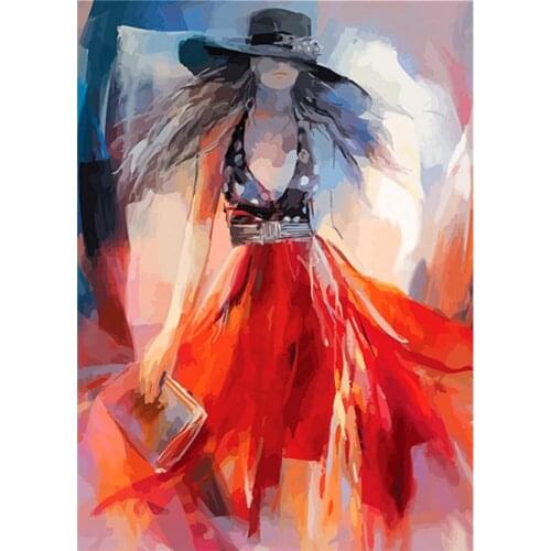 5D DIY Diamond Painting Beauty Portrait Art Picture Full Diamond Embroidery Mosaic Kit Rhinestone Handmade Home Decoration Gift