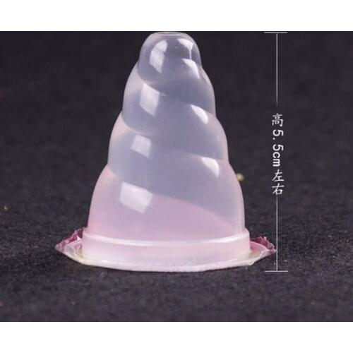 9pcs Massage Jelly Long Spiral Jelly Magic Jelly Sex Toys Foot Bath Feet Bath Massage SPA Mouth Full Body Massage 5cm Length