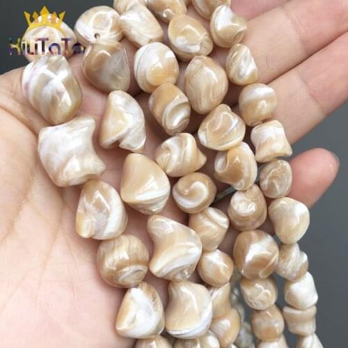 Natural Trochus Shell Irregular Beads For Womens Jewelry Making DIY Bracelet Ear Studs Necklace Accessories 15'' Strands 7-16mm