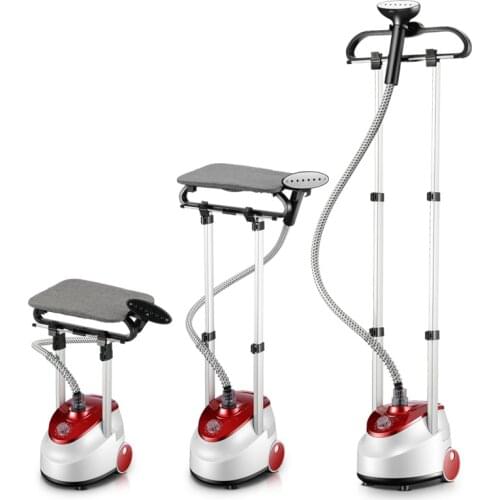 Household Electric Ironing Machine Double Pole Garment Steamer Portable Handheld Hanging Clothes Ironing Tool with Steam Brush