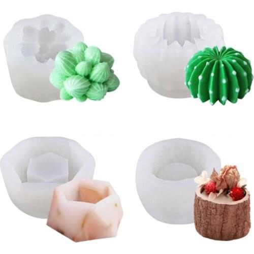 Flower Pot Mold Handmade Craft Clay Molds Multi-Function Silicone Pot Mold For Succulents Cactus Plants