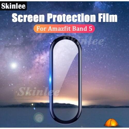 2 Pieces For Amazfit Band 5 Smart Watch Black Edge Screen Protector Cover Hydrogel Film For Amazfit Band5 Film