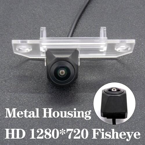 HD 1280*720 Fisheye Metal Housing Car Reversing Rear View Camera For Ford Focus 2 Focus Turnier Wagon 5D Estate C-MAX
