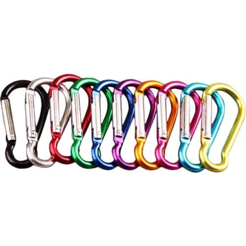 20PCS Aluminum Alloy Carabiner Outdoor Hanging Buckle Water Bottle Bag Buckle Durable Carabiner Quick Hanging Buckle Hook